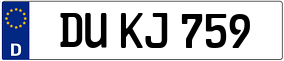 Truck License Plate